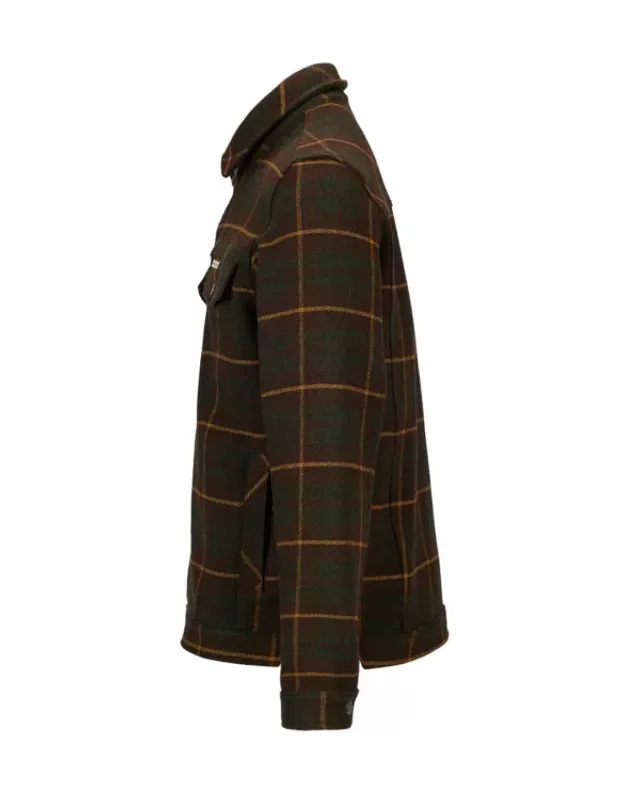 Amundsen Wool Jacket Unisex 215 Hunter Brown Checks