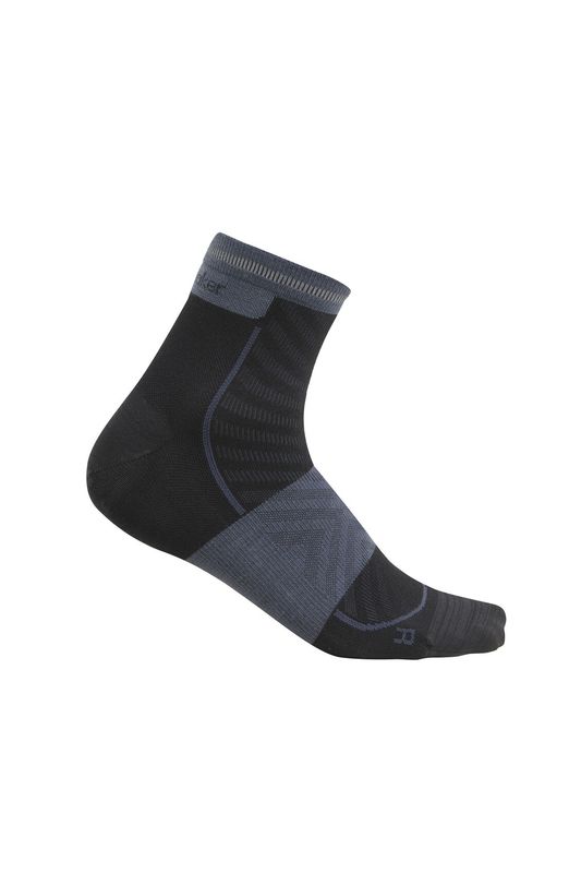 Men's Merino Blend Run+ Ultralight Mini Socks Black/Graphite