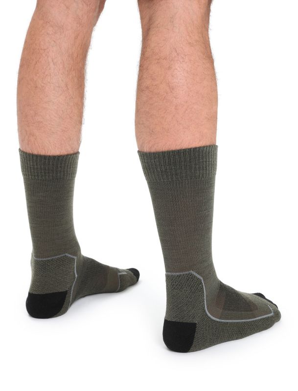 Men's Merino Hike+ Light Crew Socks Loden/Black