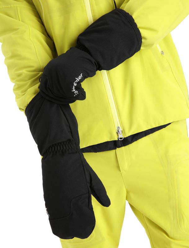 Unisex MerinoLoft Mittens Black/enamel