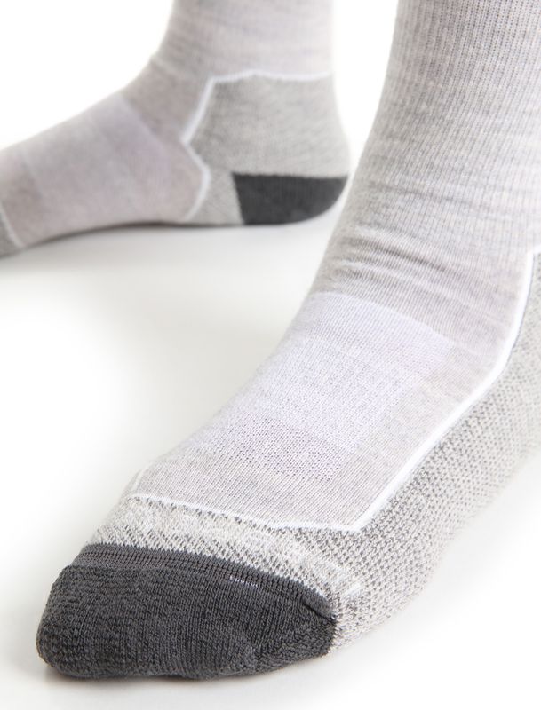 Women's Merino Hike+ Light Crew Socks Blizzard Heather