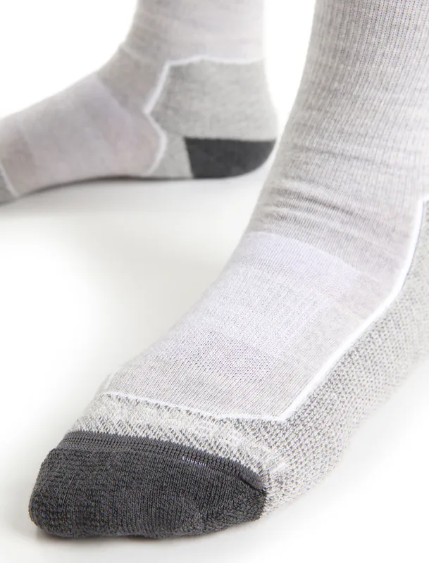 Women's Merino Hike+ Light Crew Socks Blizzard Heather