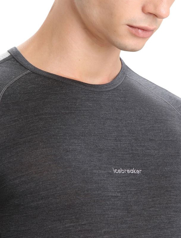 Men's 125 ZoneKnit Merino Long Sleeve Crewe Thermal Top Jet Hea