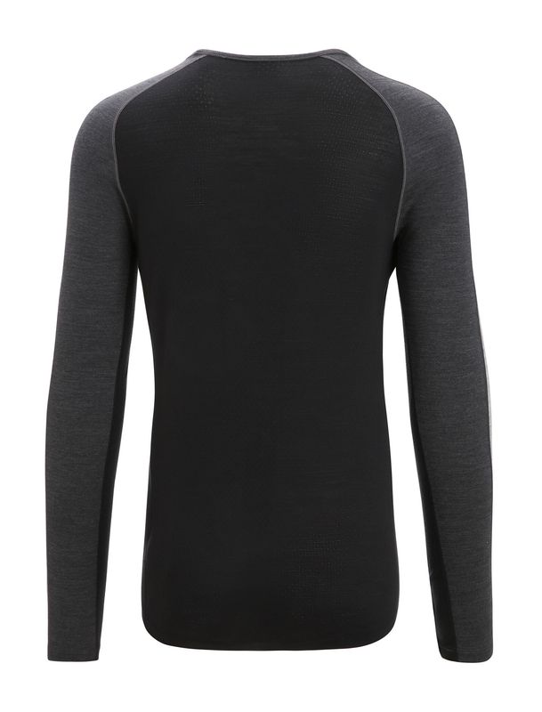 Men's 125 ZoneKnit Merino Long Sleeve Crewe Thermal Top Jet Hea