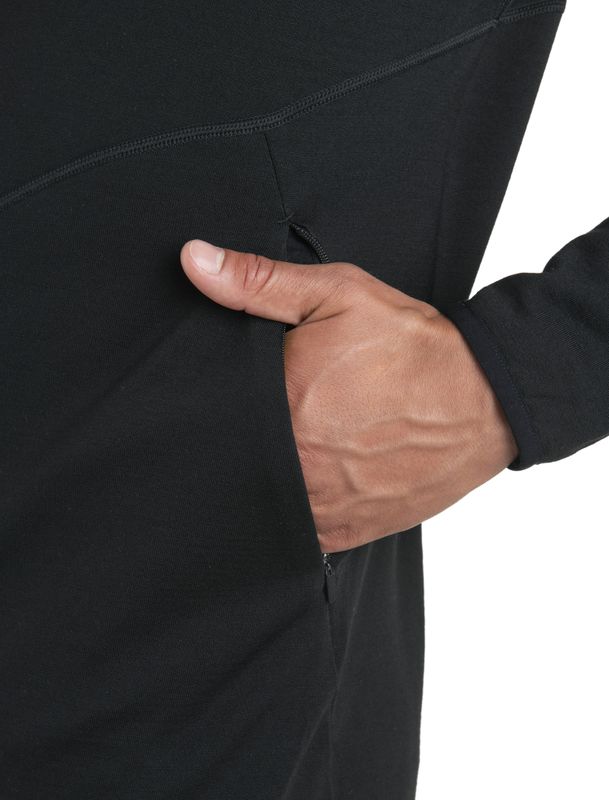Men's Merino 560 RealFleece Elemental II LS Zip Black