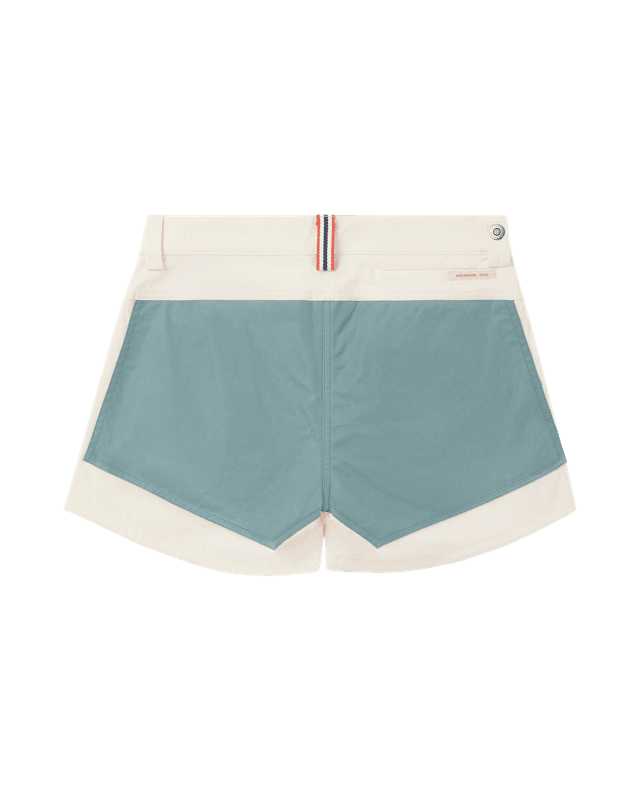 5Incher Field Shorts Womens Offwhite/Stormy Blue