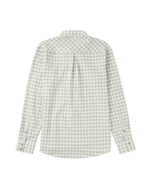 V-Bond Shirt Mens Chequered Willow Green