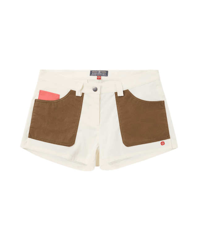 3Incher Field Shorts Womens Offwhite/Tan