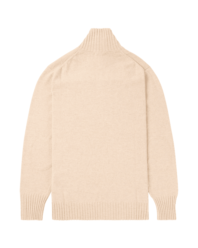 Deck Half Zip Mens Warm Sand