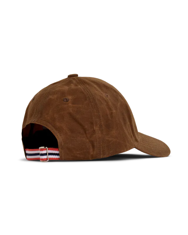 Waxed Cotton Cap Tan/Patch