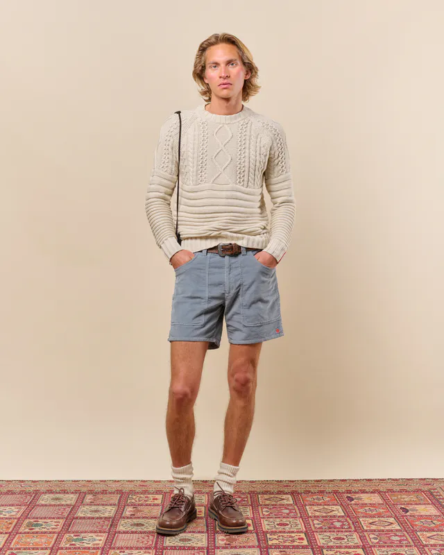 7Incher Concord G.Dyed Shorts Mens Faded Navy