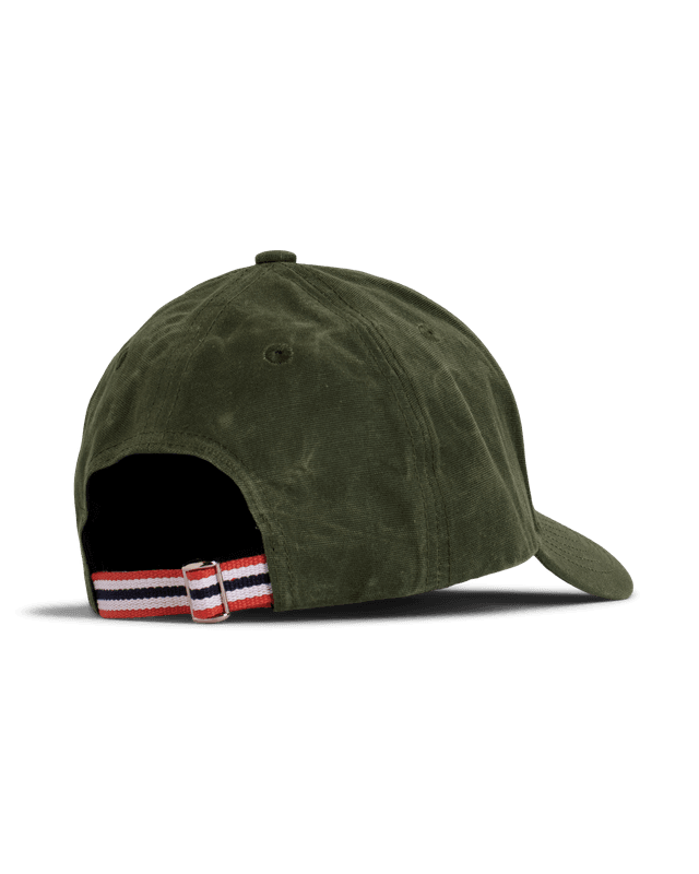 Waxed Cotton Cap Olive/Patch