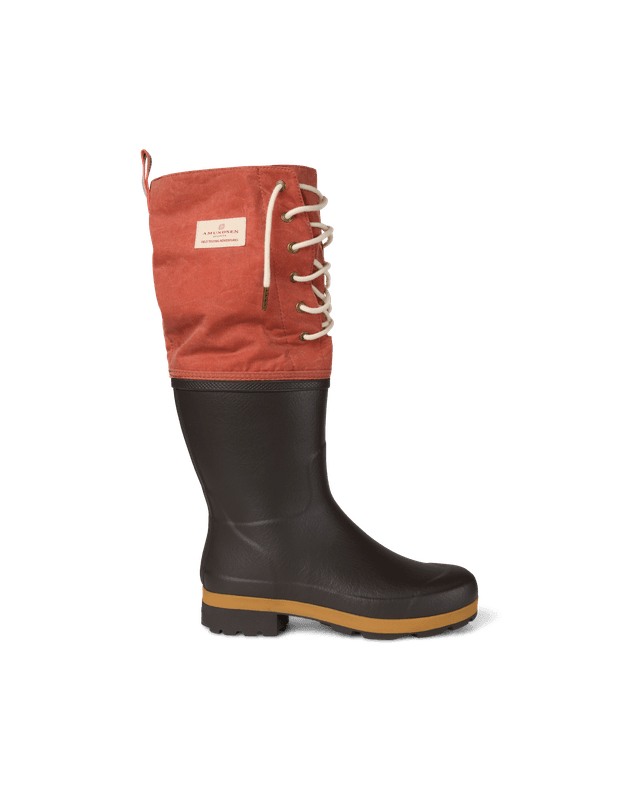 Field Mucks Waxed Cotton Brown/Terra Red