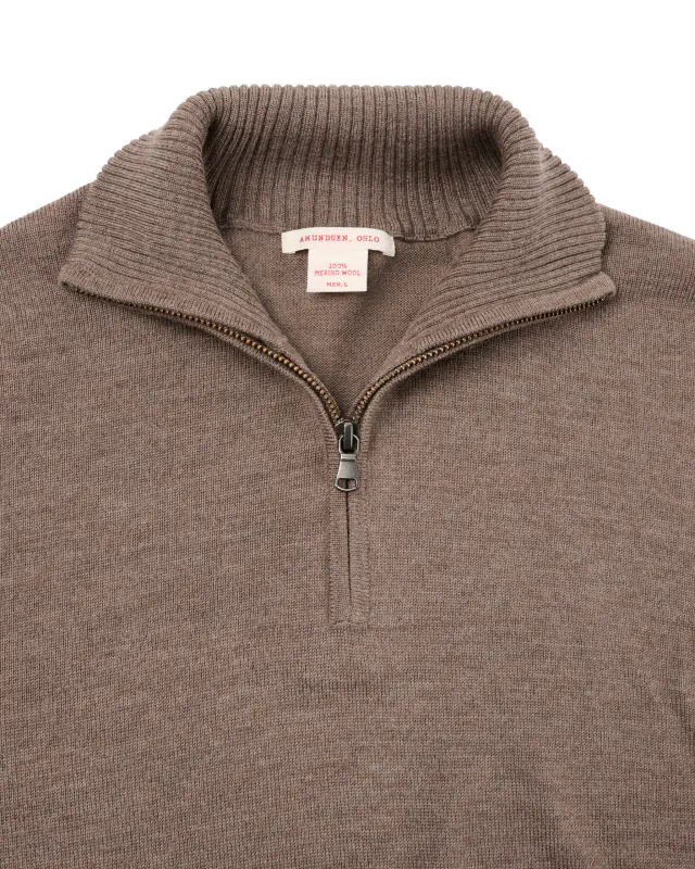 Amundsen Peak Half Zip Mens Dark Desert