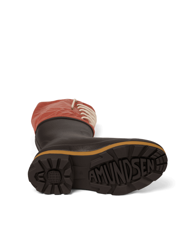 Field Mucks Waxed Cotton Brown/Terra Red