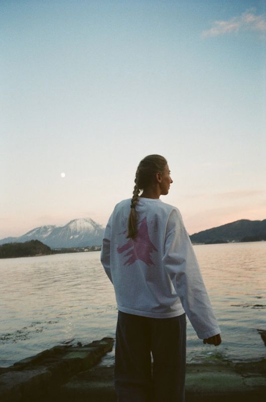 Pre Après Native Long Sleeve Unisex Pink/White