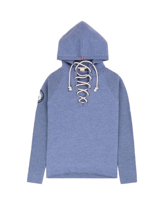 Boiled Hoodie Laced W's 535 Denim Blue