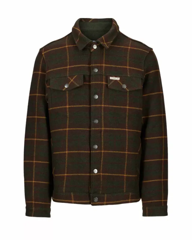 Amundsen Wool Jacket Unisex 215 Hunter Brown Checks