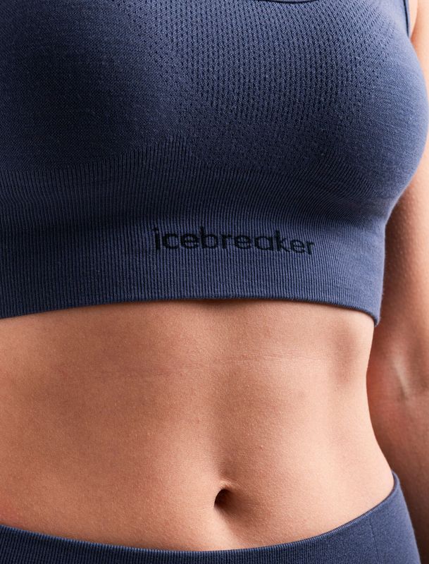 Icebreaker W´s Merino Blend 260 ZoneKnit Seamless Bra Graphite