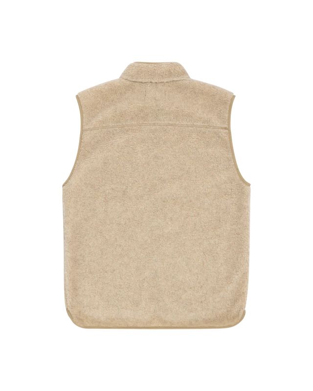 Amundsen Heroes Wool Fleece Vest Mens Natural