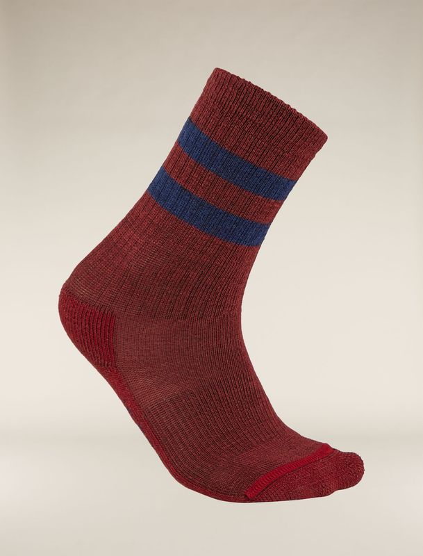 Kids' Merino Blend Hike Light Crew Socks Port/Royal Blue