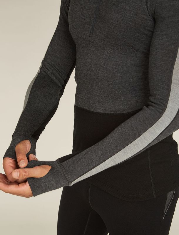 Zoneknit 260 M´s LS Half Zip Jet/H/Black