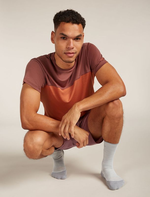 Men's Merino Hike+ Light Crew Socks Ether/Alloy