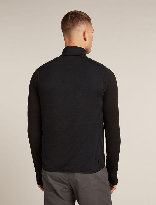 Men's Merino Blend 300 RealFleece Descender Vest Black