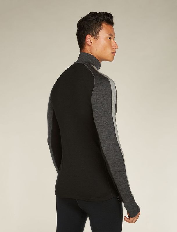 Zoneknit 260 M´s LS Half Zip Jet/H/Black