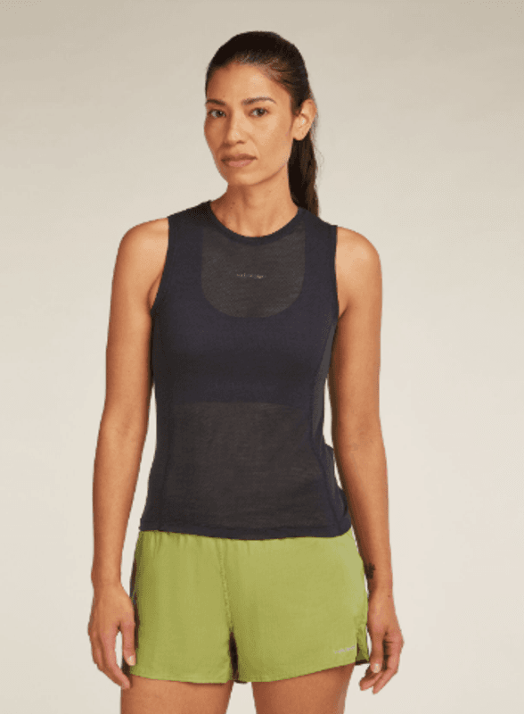 W´s Merino Blend 75 Cool-Lite Featherlight Tank Black