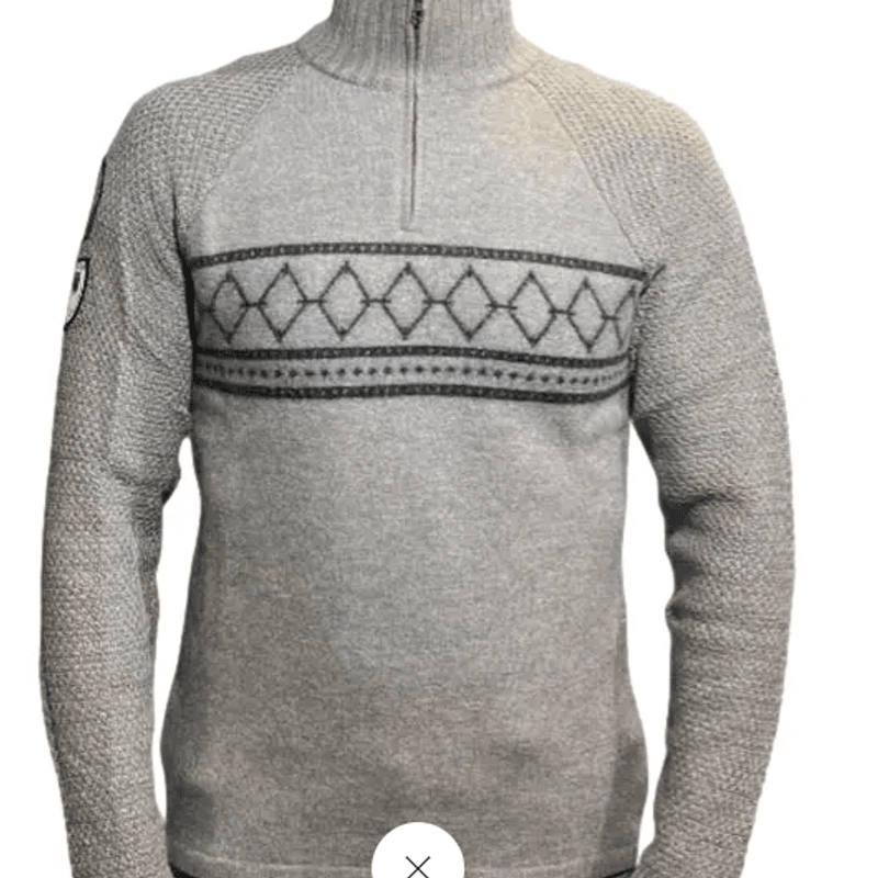 Boiled Ski Sweater M´s 801 Grey